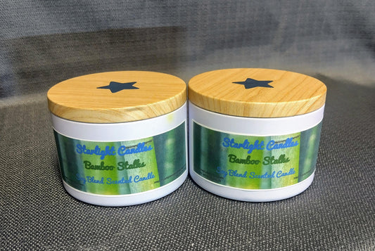 Bamboo Scented Candles 8oz - 35+hr burn
