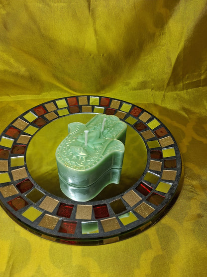 Hand of Fatima Shaped Scented Candle