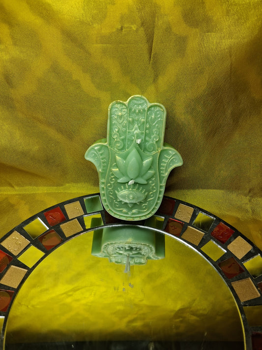 Hand of Fatima Shaped Scented Candle