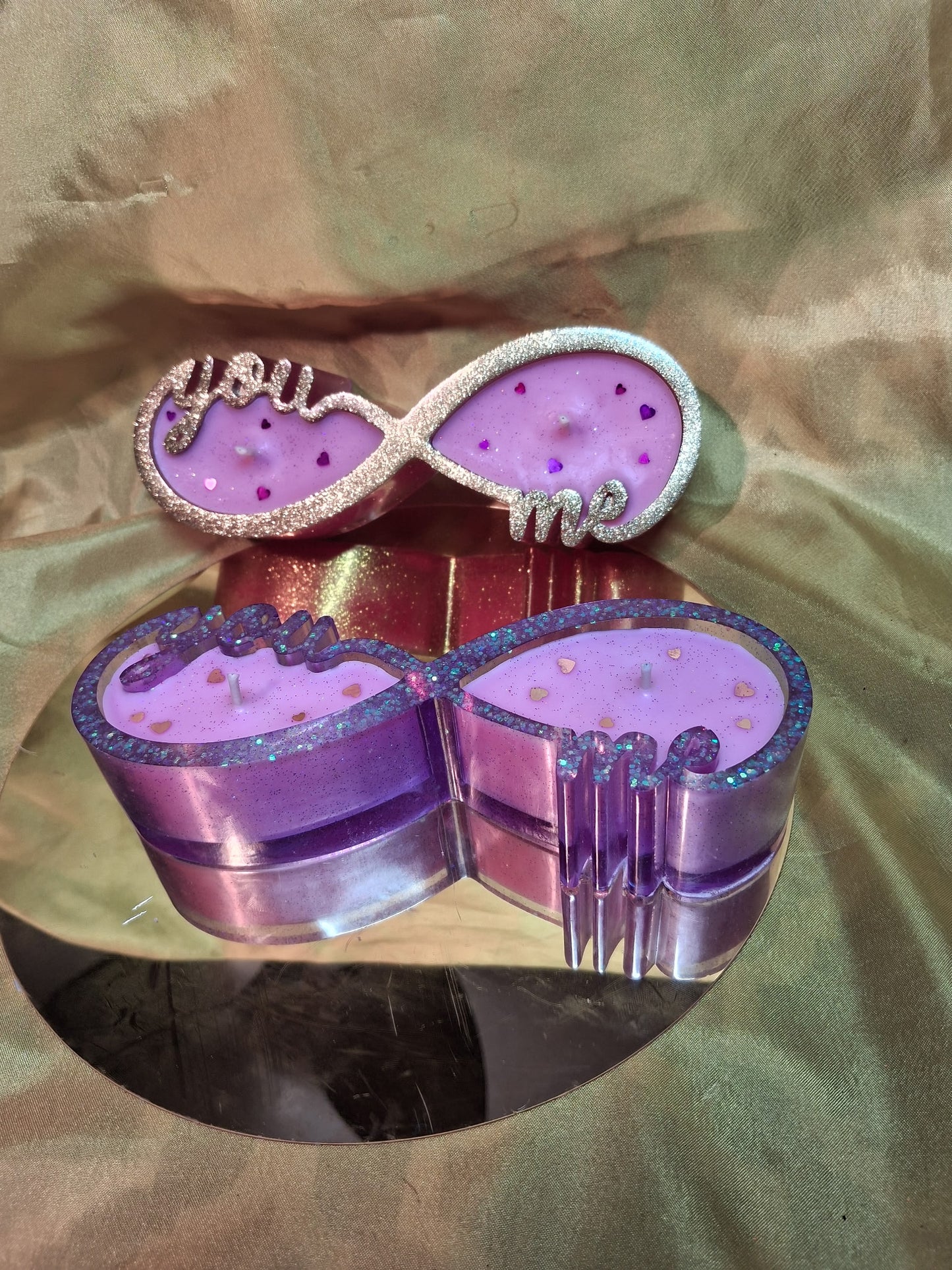 Resin You & Me Scented Candle