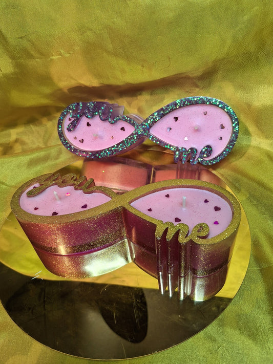 Resin You & Me Scented Candle