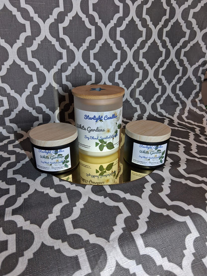 White Gardens Scented Candle 4oz