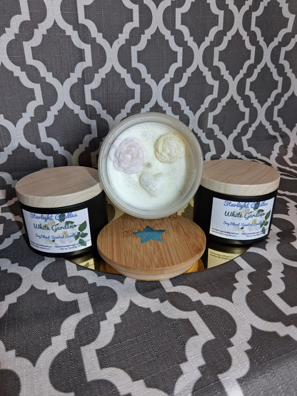 White Gardens Scented Candle 4oz