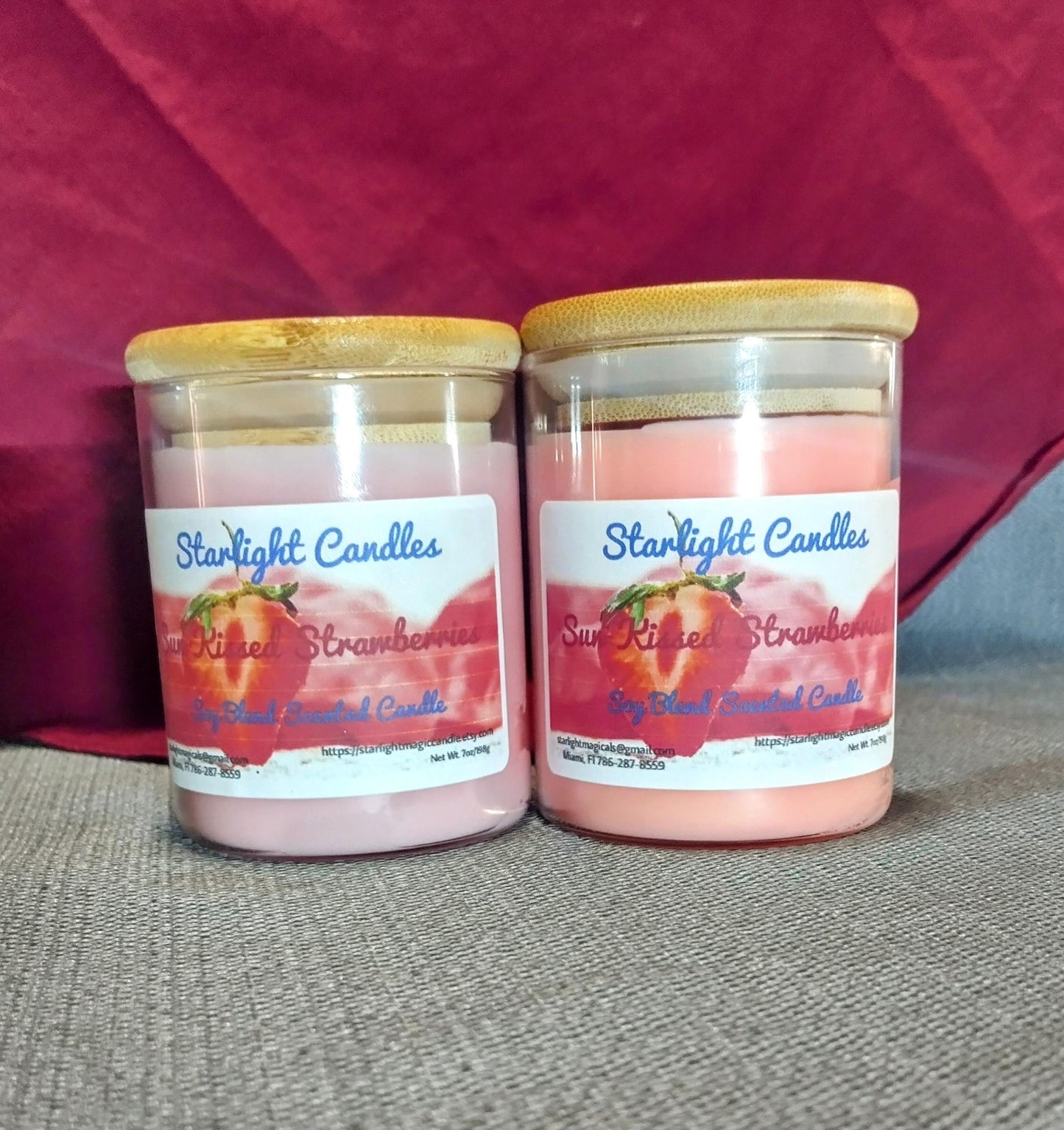 Sun-kissed Strawberries - 6.5oz/35+hr burn