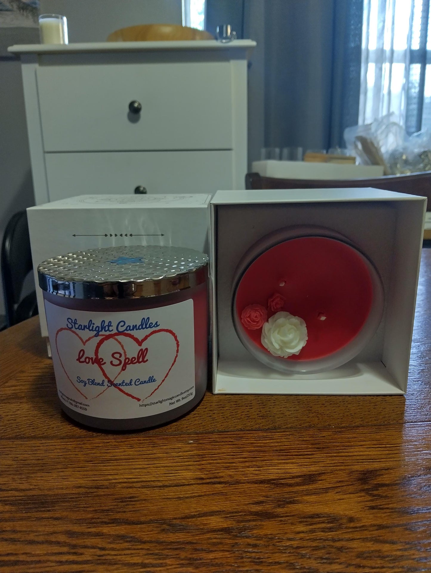 Love Spell Scented Candle 8oz/35+burn