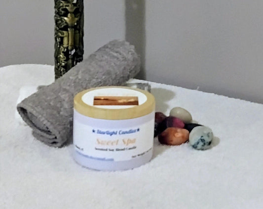 Sweet Spa Scented Candle 7oz, 30+hr burn