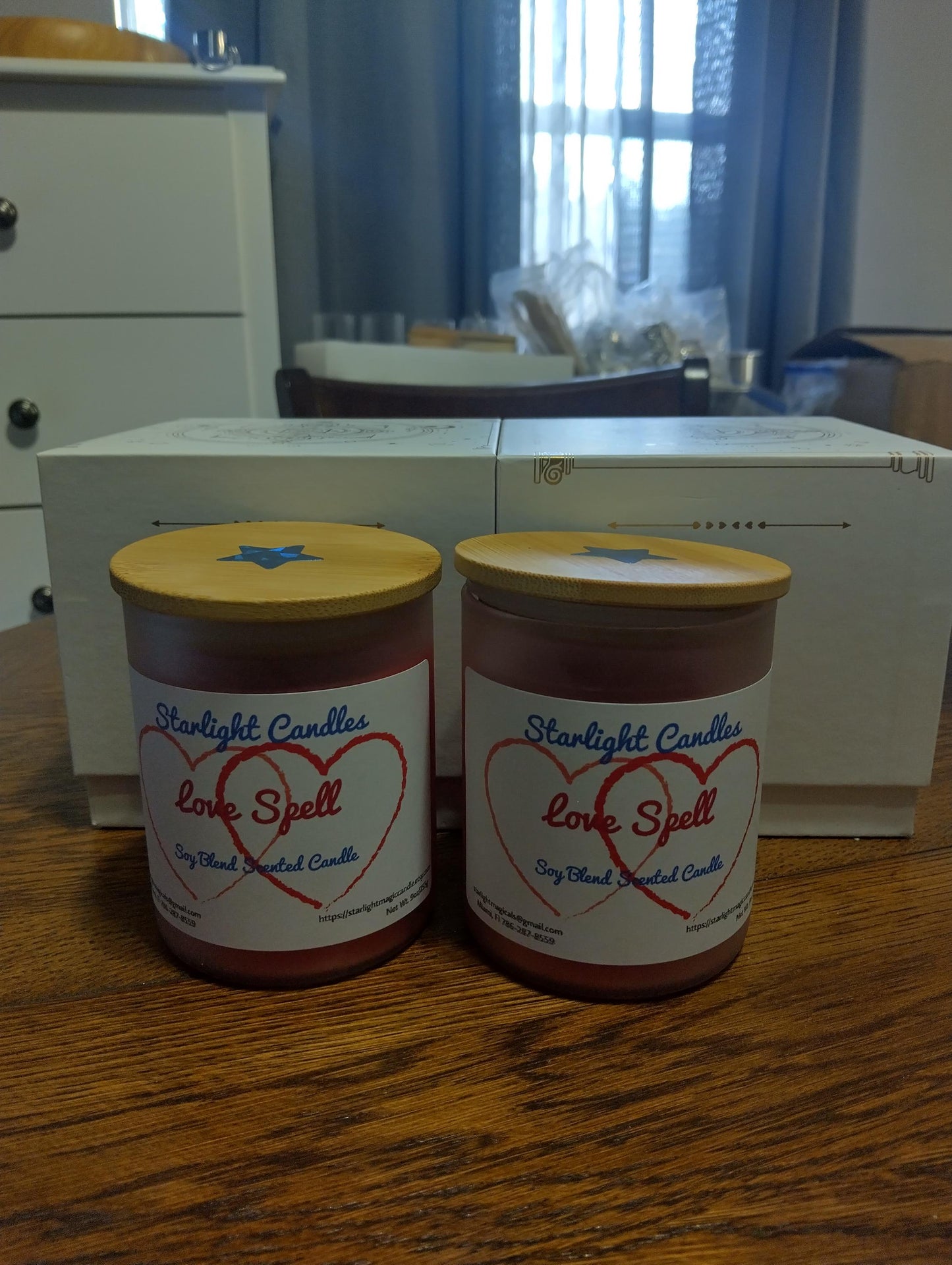 Love Spell Scented Candle 8oz/35+burn