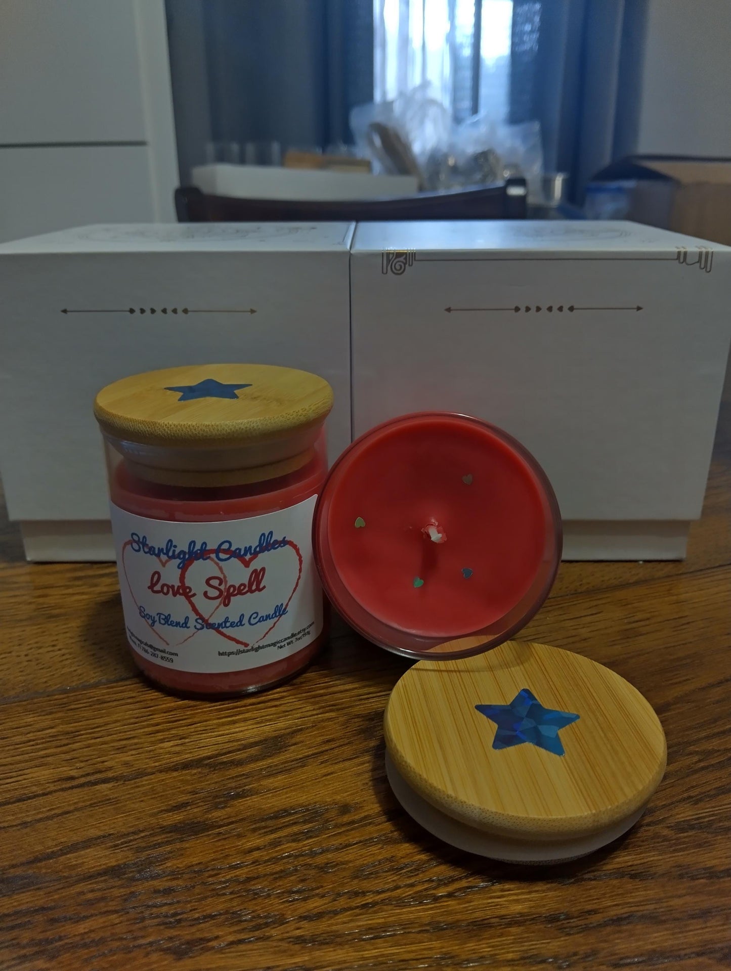 Love Spell Scented Candle 8oz/35+burn