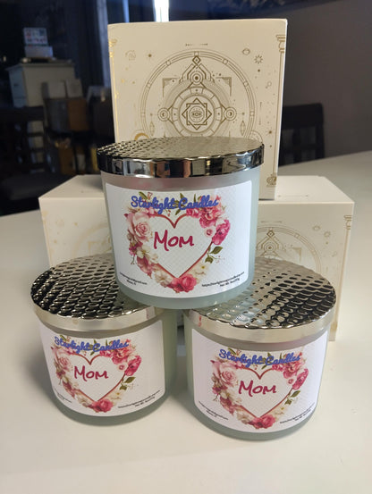 MOM Rose Scented Candle large - 13.5oz/75+hr burn time