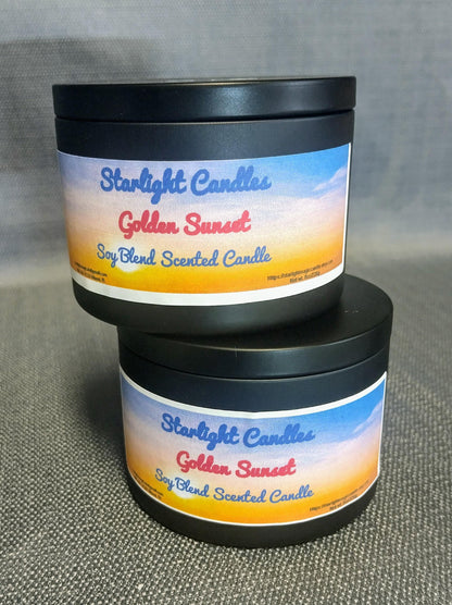 Golden Sunset Scented Candle - 8oz/35+hr burn