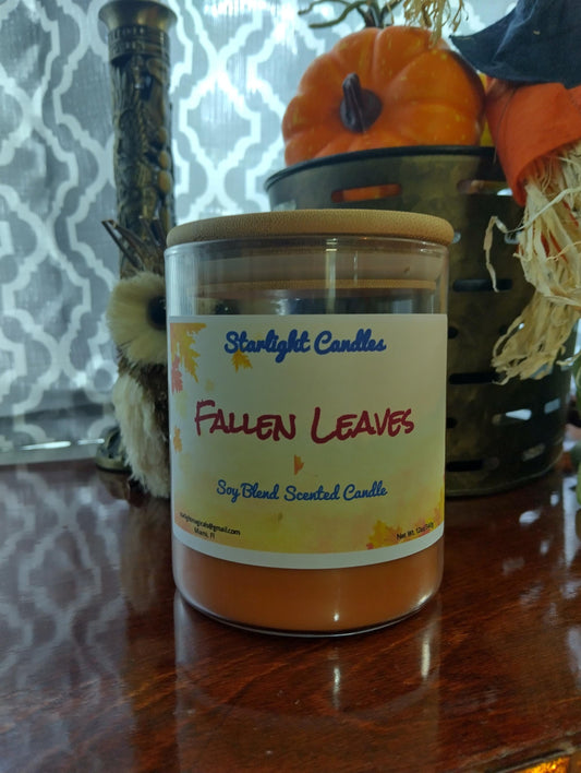 Fallen Leaves Scented Candle, 12oz, 60+ hrs burn