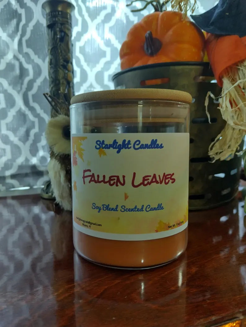 Fallen Leaves Scented Candle, 9oz, 60+ hrs burn