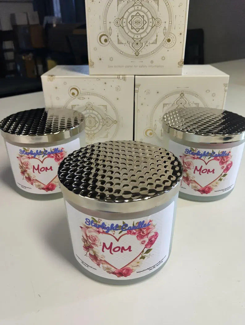 Rose Scented Candle large - 13.5oz/75+hr burn time