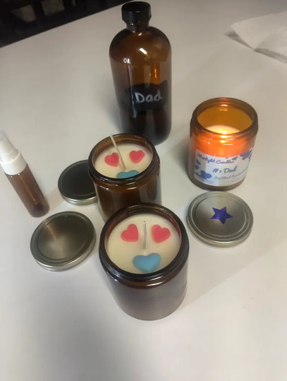 A #1 Dad Scented Candle, 8oz/40+hr burn time