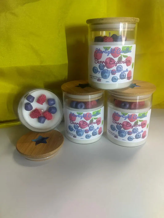 Berry Explosion Scented Candle 6.5oz - 35+hr burn