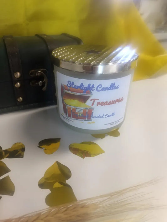 Treasures Scented Candle - 13.5oz/75+hr burn time