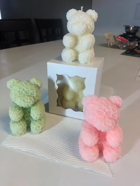 Teddy Bear Shaped Scented Candle