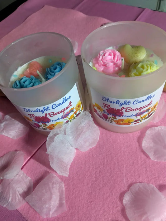 Floral Bouquet Scented Candle 9oz/55+hrs burn