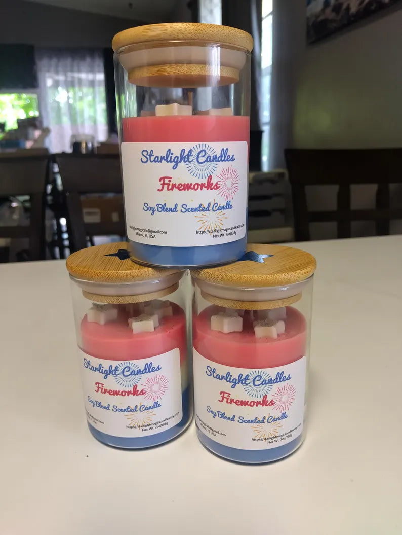 Fireworks Scented Candle 7oz/40+hr burn