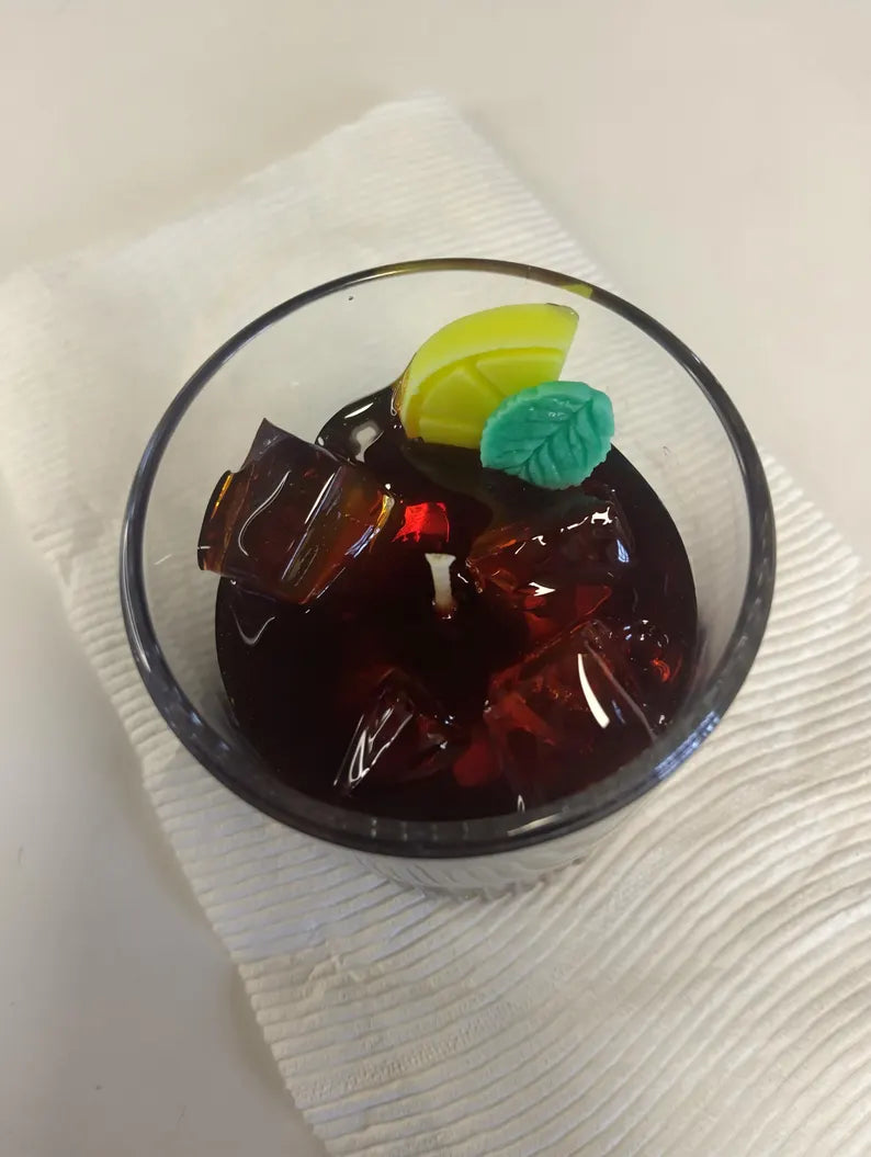 Whiskey Sour Gel Scented Candle, 8oz/80+hr burn time