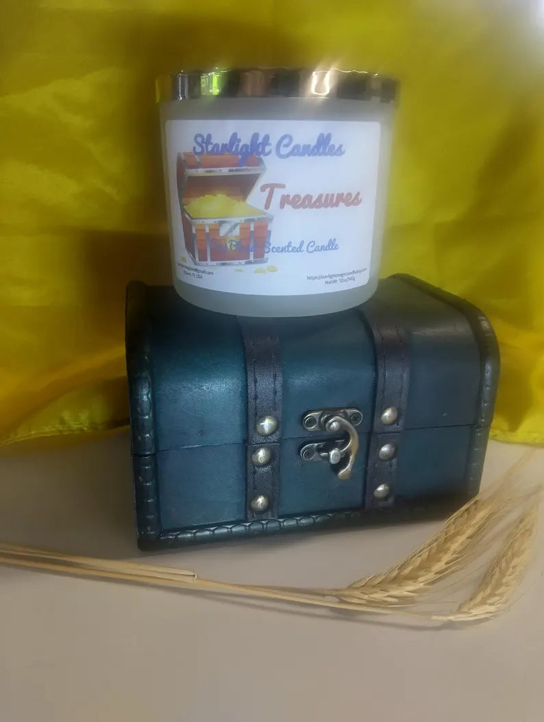 Treasures Scented Candle - 13.5oz/75+hr burn time