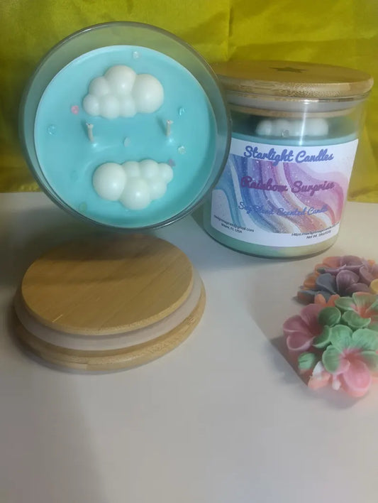 Rainbow Surprise Scented Candle - 18oz/90+hr burn time
