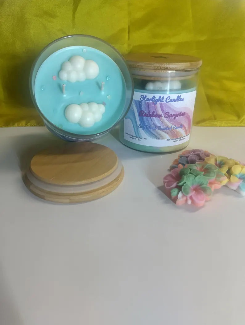 Rainbow Surprise Scented Candle - 18oz/90+hr burn time