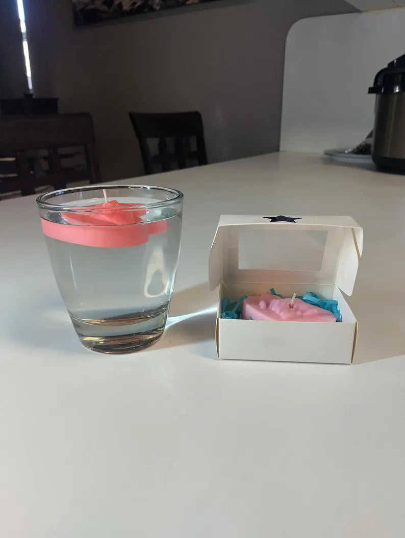 Heart In Hands Floating Scented Candle