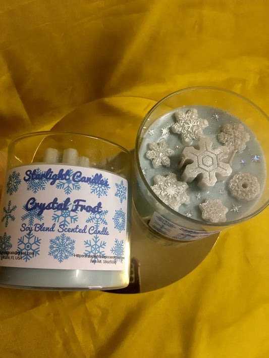 Crystal Frost Scented Candle - 18oz/90+hr burn time